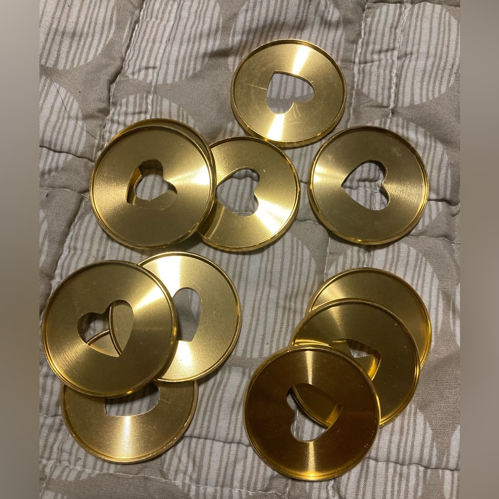 Happy planner gold metal expander discs